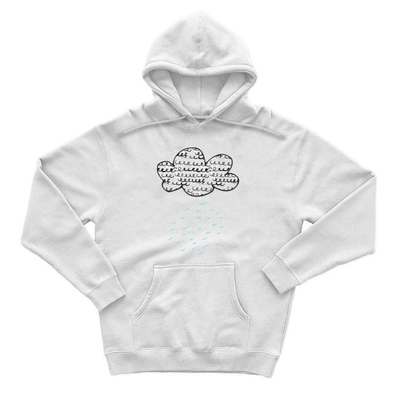 Nuage de pluie avec texture Homme Sweat à capuche
