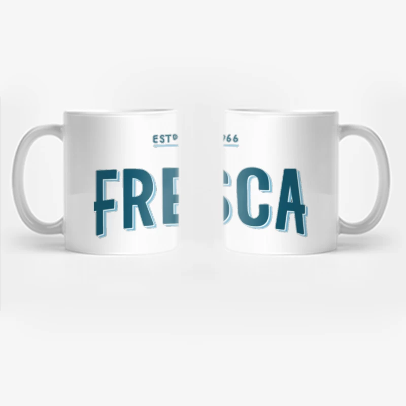 Vintage Fresca Soda Logo Design from 1966 Coffee Mug