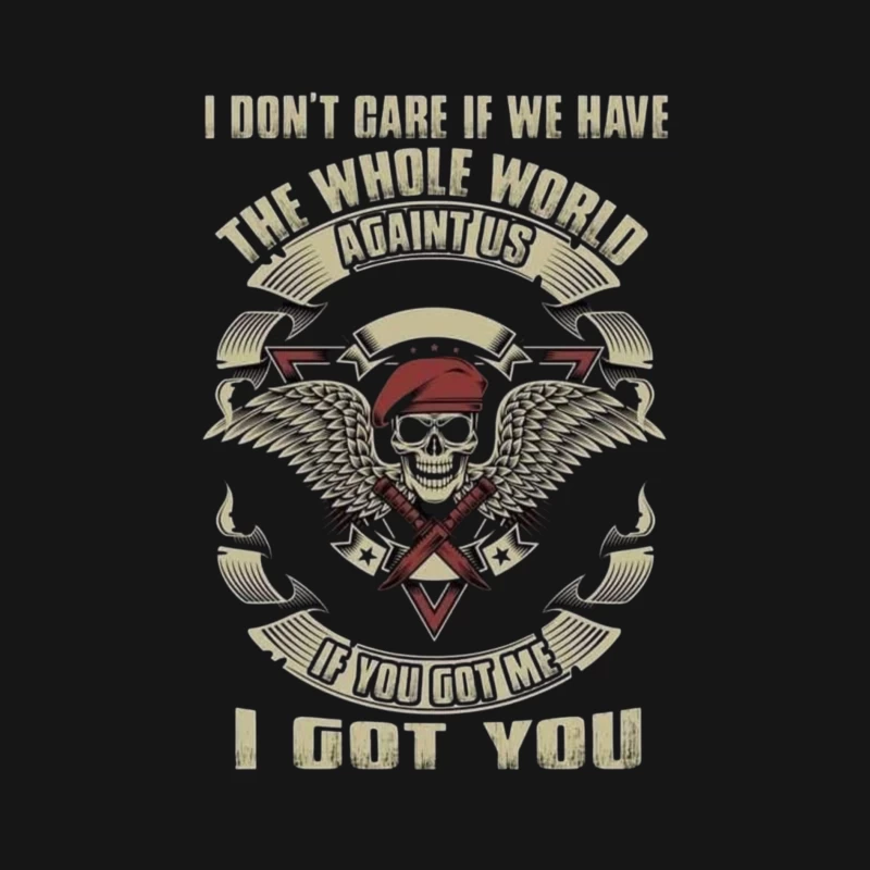 Motivational Military Solidarity Design Male Long Sleeve T-Shirt