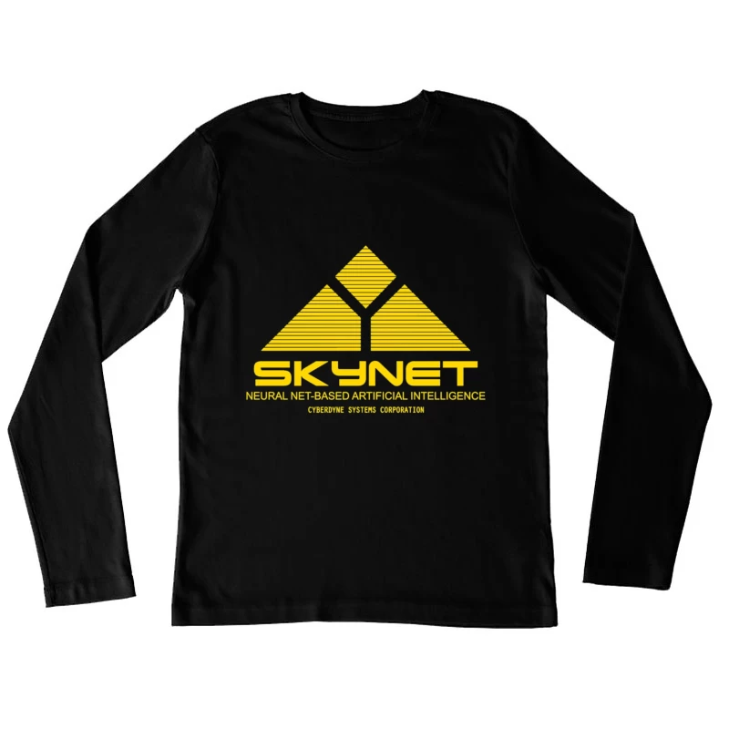 Skynet Corporate Logo - Cyberdyne Systems AI Technology Female Long Sleeve T-Shirt