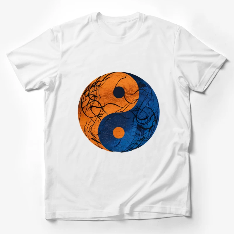 Symbole Yin Yang avec motifs Homme T-Shirt