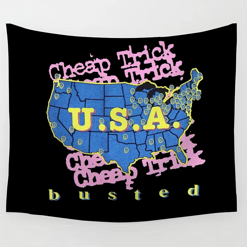 Cheap Trick Busted Tapestry