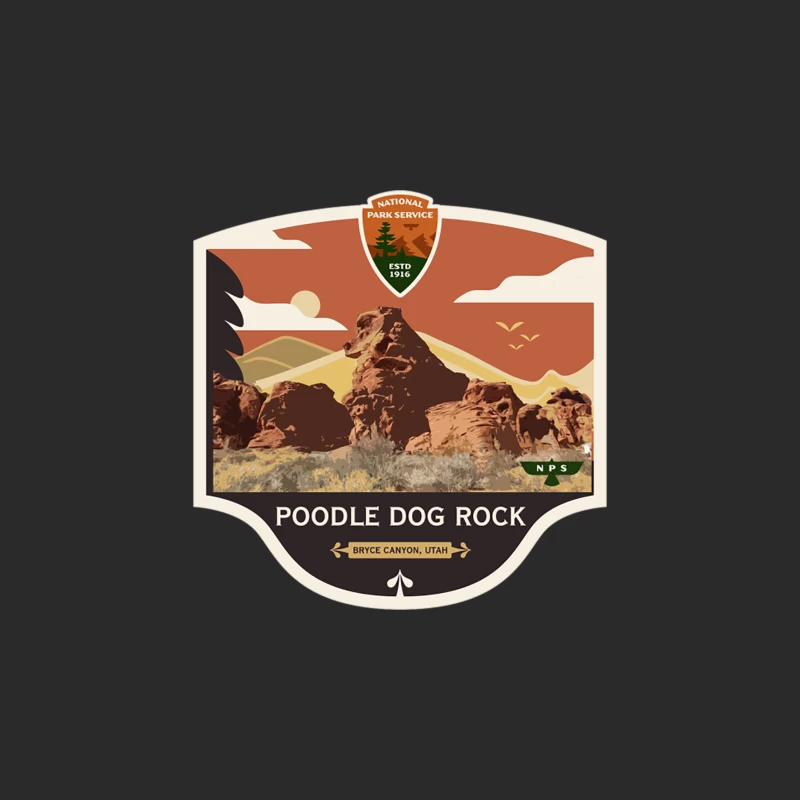 Poodle Dog Rock Baseball Cap