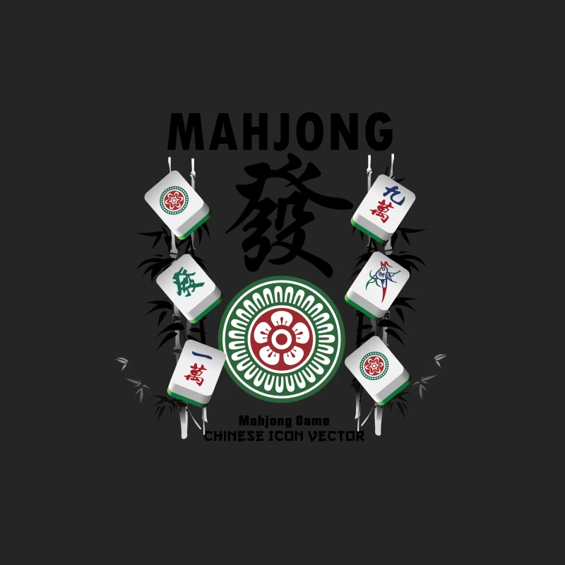 Mahjong Spielsteine und Muster Damen Pullover Sweatshirt