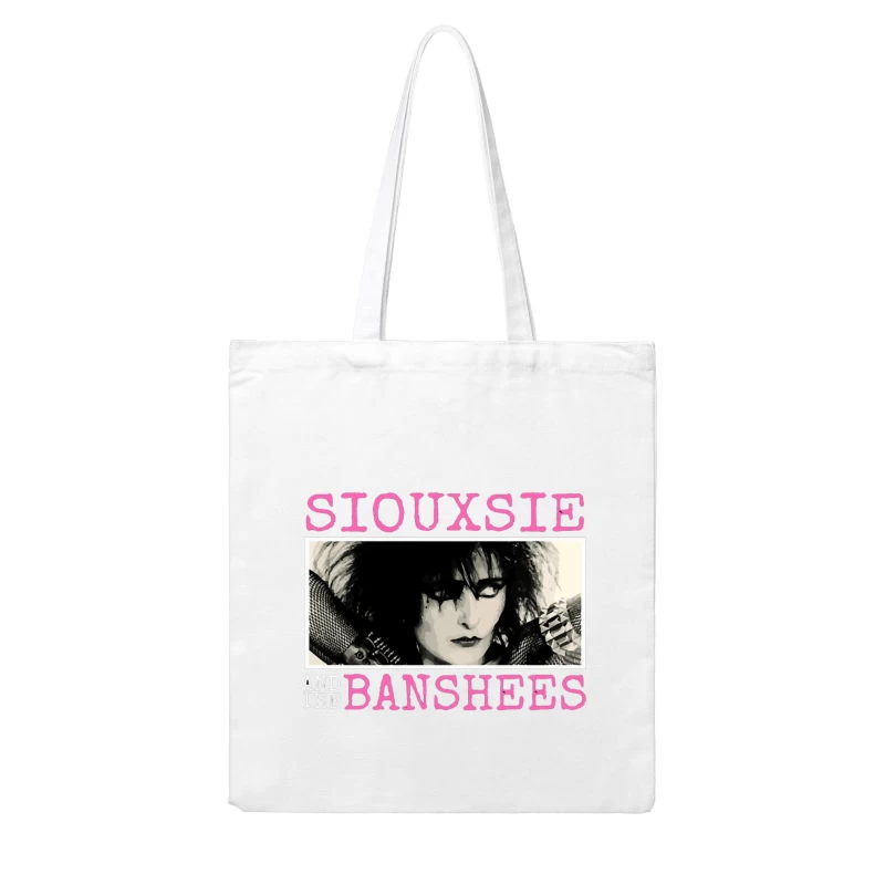 Siouxsie and the Banshees Gothic Punk Album Cover Cotton Tote Bag