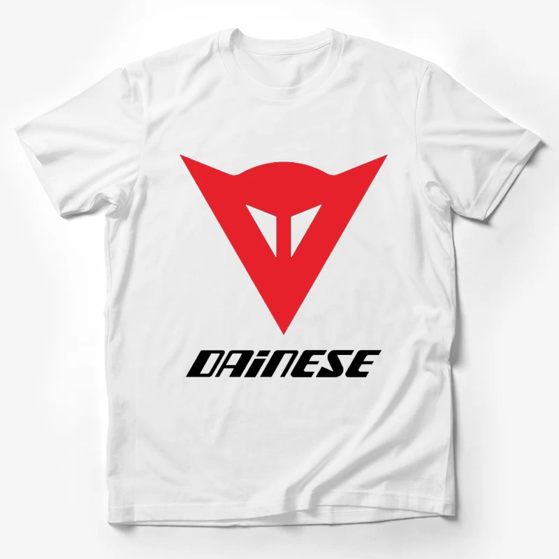 Dainese Motorcycle Gear Brand Logo in Red Male T-Shirt