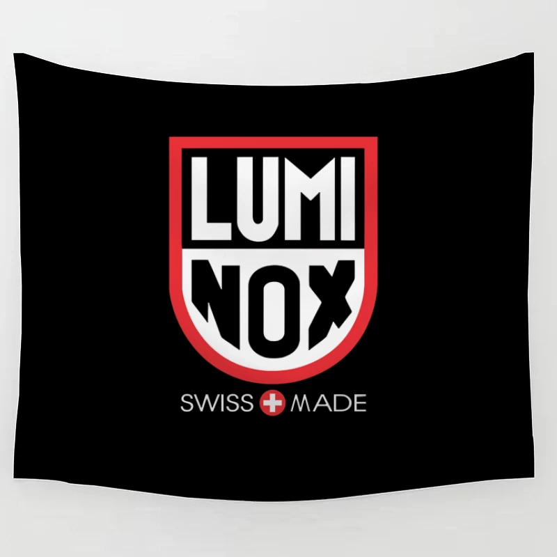 Luminox Swiss Made Watch Brand Logo Tapestry