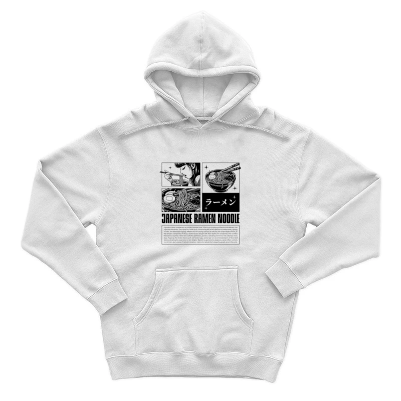 Japanische Instantnudeln Illustration Herren Pullover Hoodie