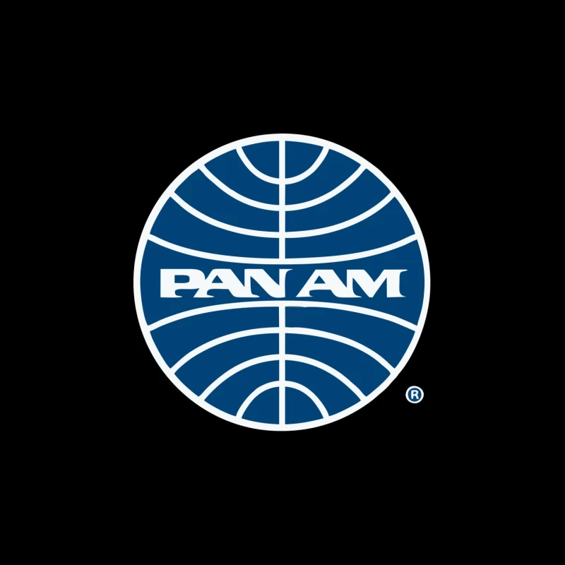 Pan Am Mid 1950s Globe Inverted Mouse Pad