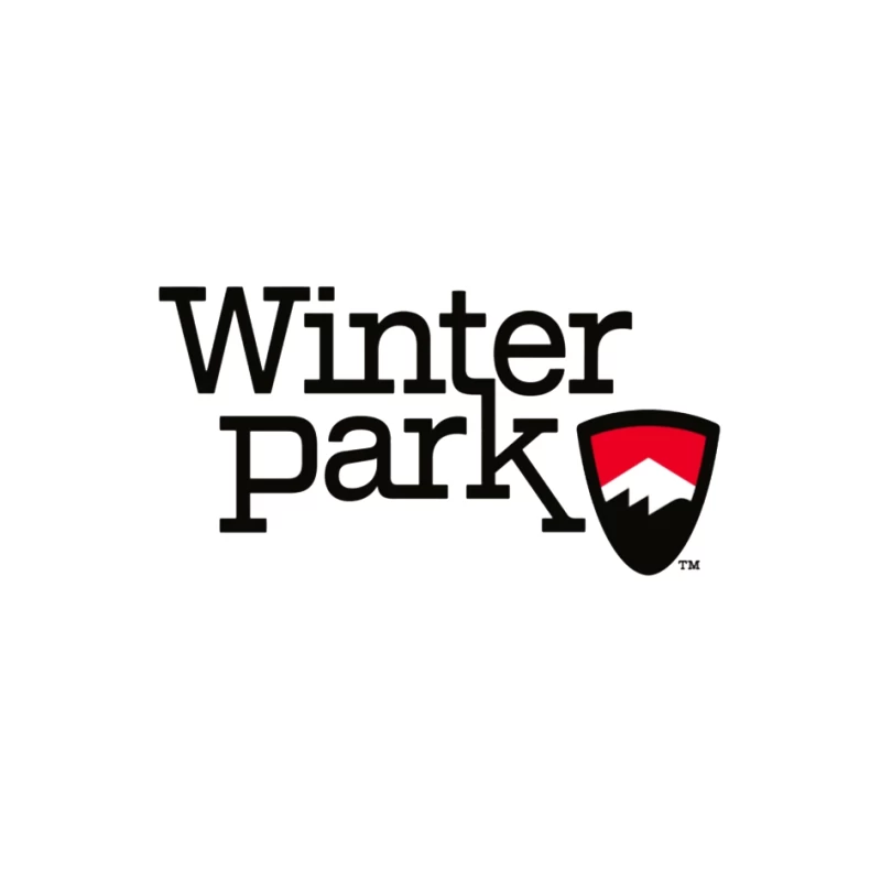 Winter Park Resort Logo with Mountain Shield Design Pin