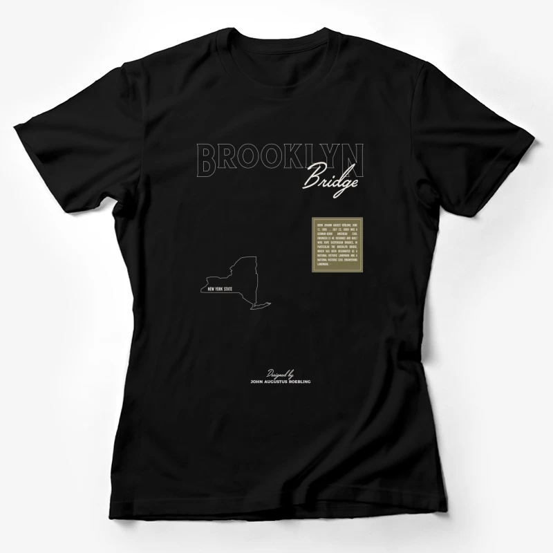 Brooklyn Bridge Architekturdesign Damen T-Shirt