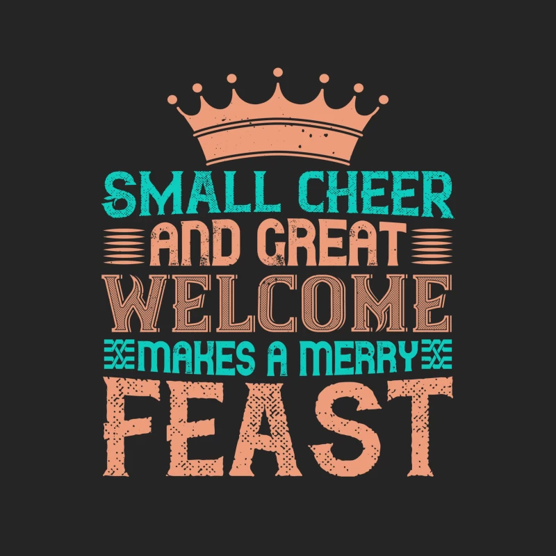 Citation inspirante pour un festin joyeux Homme Sweat-shirt à enfiler