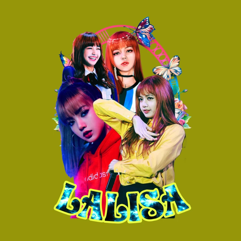 Collage of a K-Pop Female Artist Pin