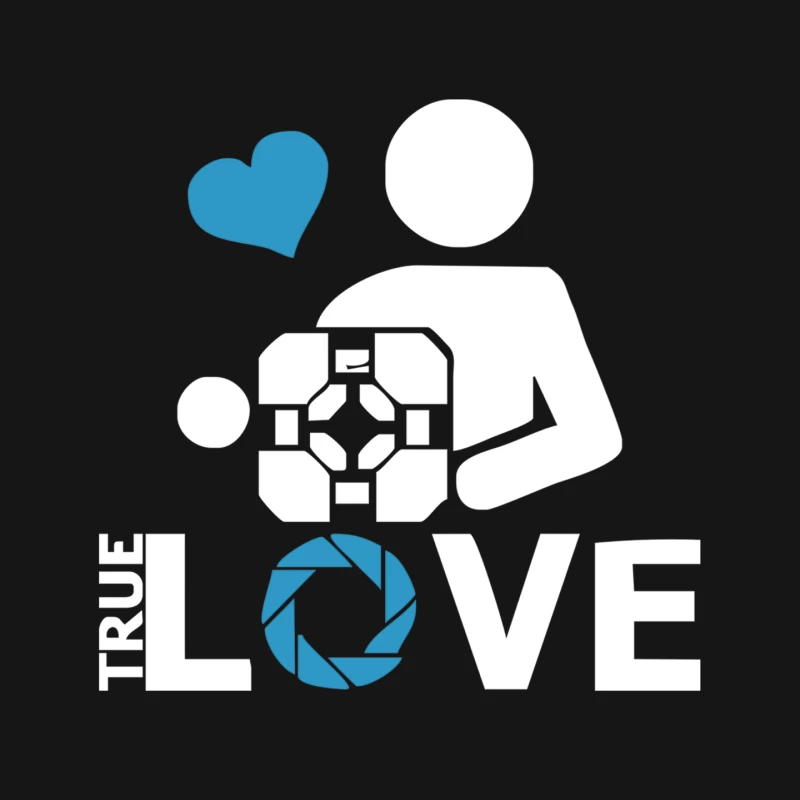 Portal true love - Aperture lab video gamer teleport online pc goal tee Mouse Pad