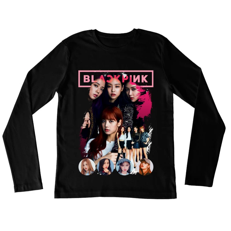 BLACKPINK: Iconic K-pop Girl Group Female Long Sleeve T-Shirt