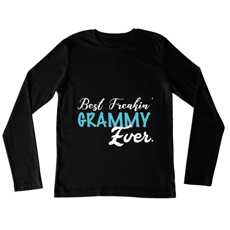 Meilleure Mamie du Monde Femme Manches Longues T-Shirt