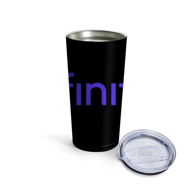 Purple Xfinity Corporate Logo Travel Mug