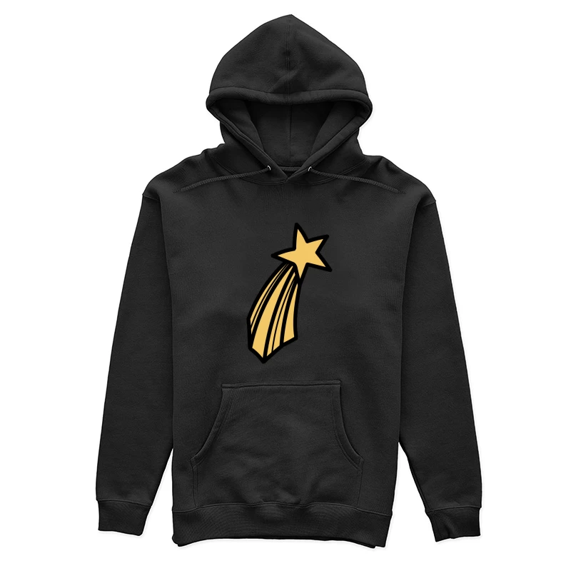 Étoile Filante Dorée Femme Sweat à capuche