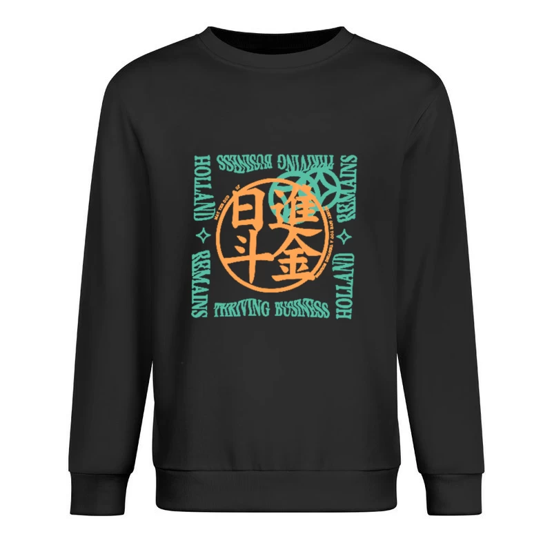 Japanisches Design, Geschäftsgesellschaft Herren Pullover Sweatshirt