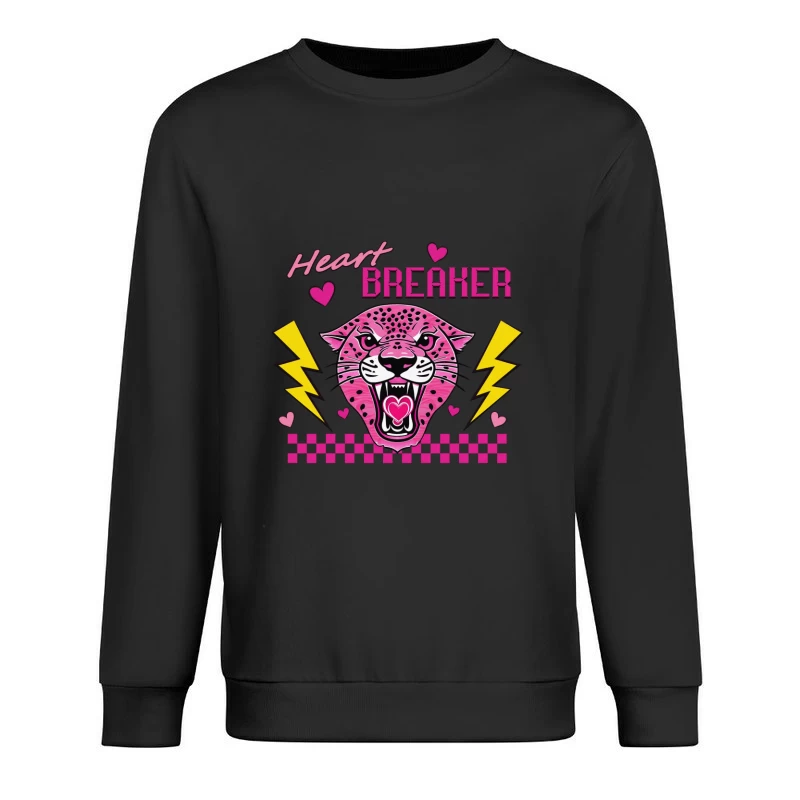 Herzbrecher Panther Design Herren Pullover Sweatshirt