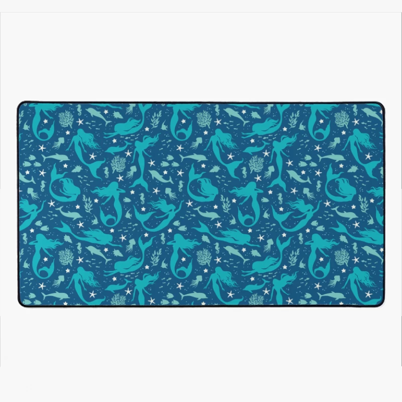 Dive into Whimsy: Enchanting Mermaid Adventure Desk Mat