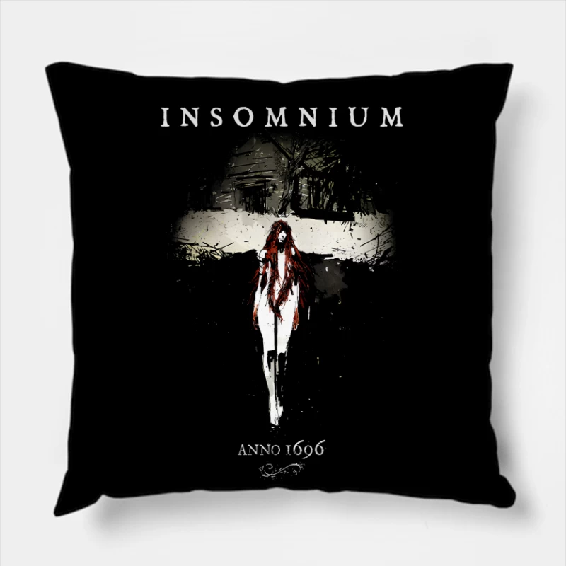 Insomnium Anno 1696 Throw Pillow