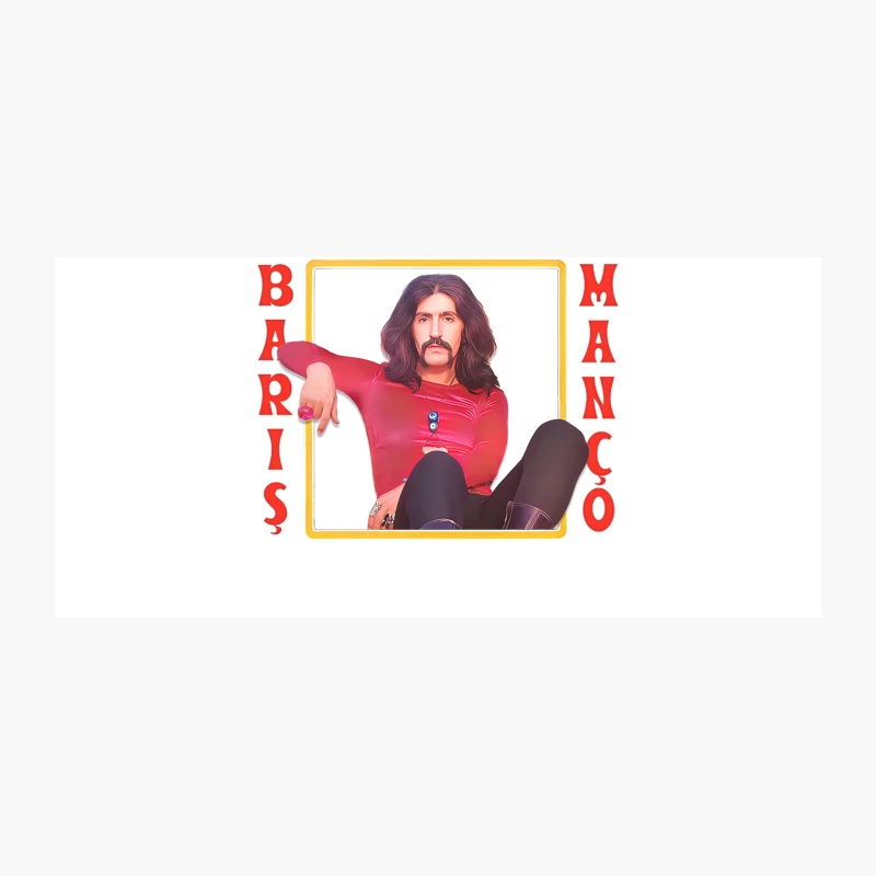 Barıs Manço  Original Psychedelic Coffee Mug