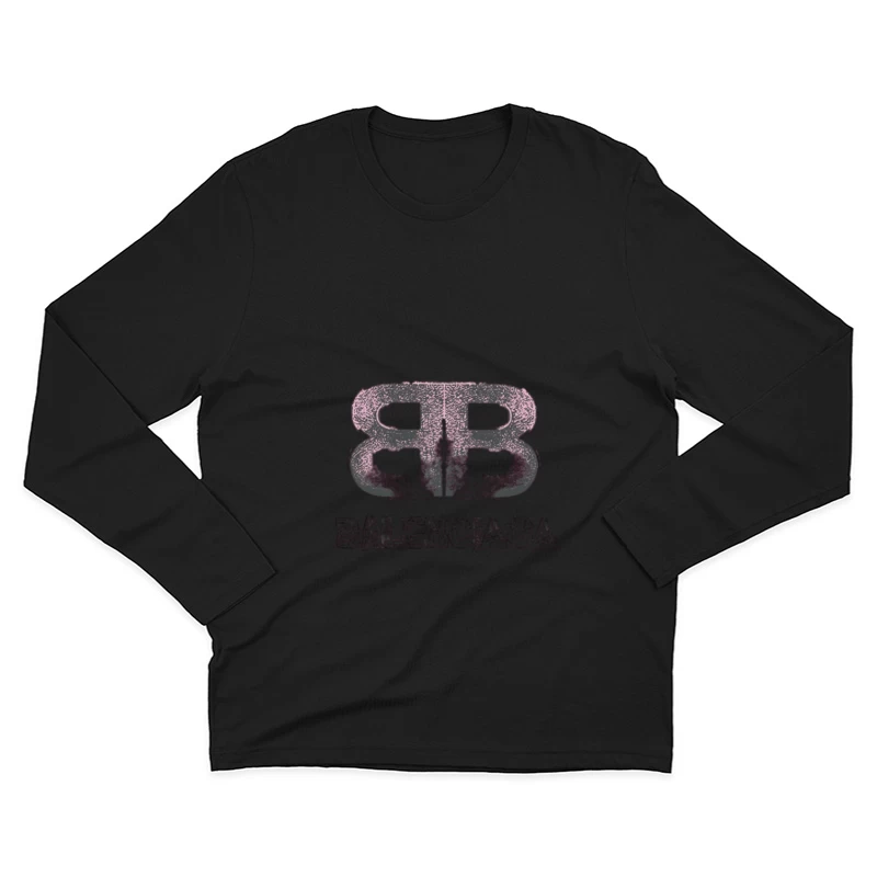 Balenciaga modernes Logo-Design Herren Langarm T-Shirt