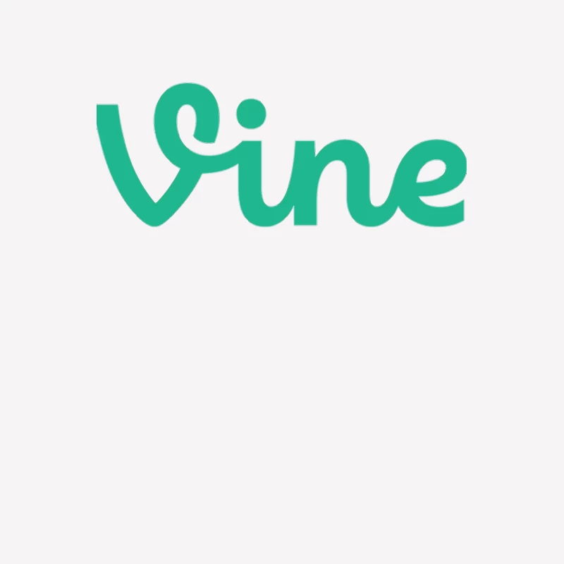 Vine Social Media Platform Green Logo Female T-Shirt