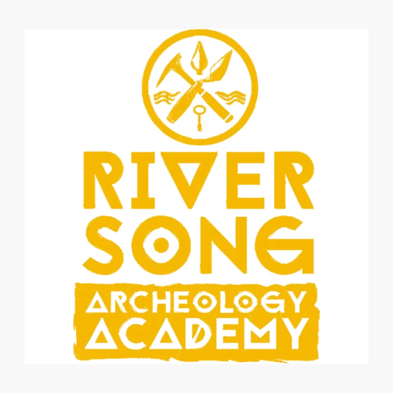 River Song Archeology Throw Pillow