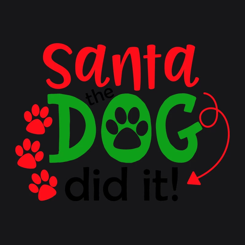 Inscription amusante sur le chien et le Père Noël Homme Sweat à capuche