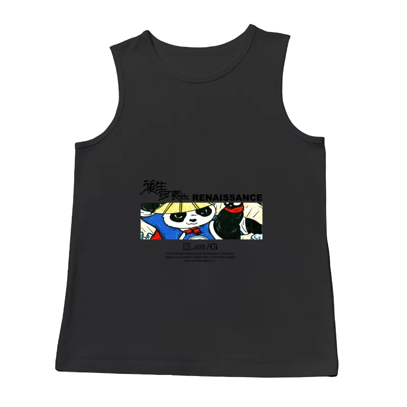 Kung-Fu Panda Comic Illustration Herren Tanktops
