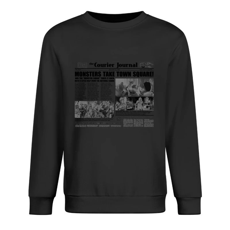 The Monster Squad Headlines Male Pullover Sweatshirt