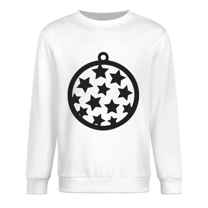 Boule de Noël étoilée Homme Sweat-shirt à enfiler