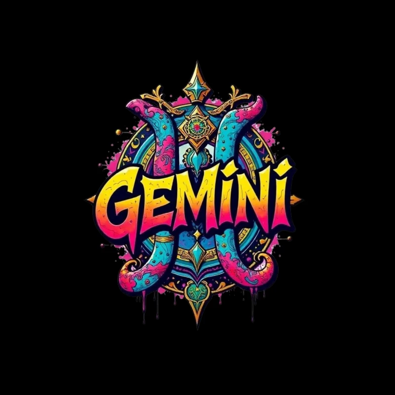 Gemini Zodiac Art Tapestry