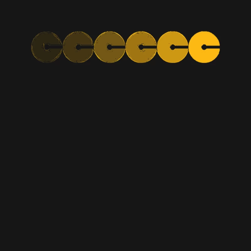 Minimalist Yellow Gradient Circle Palette Mouse Pad