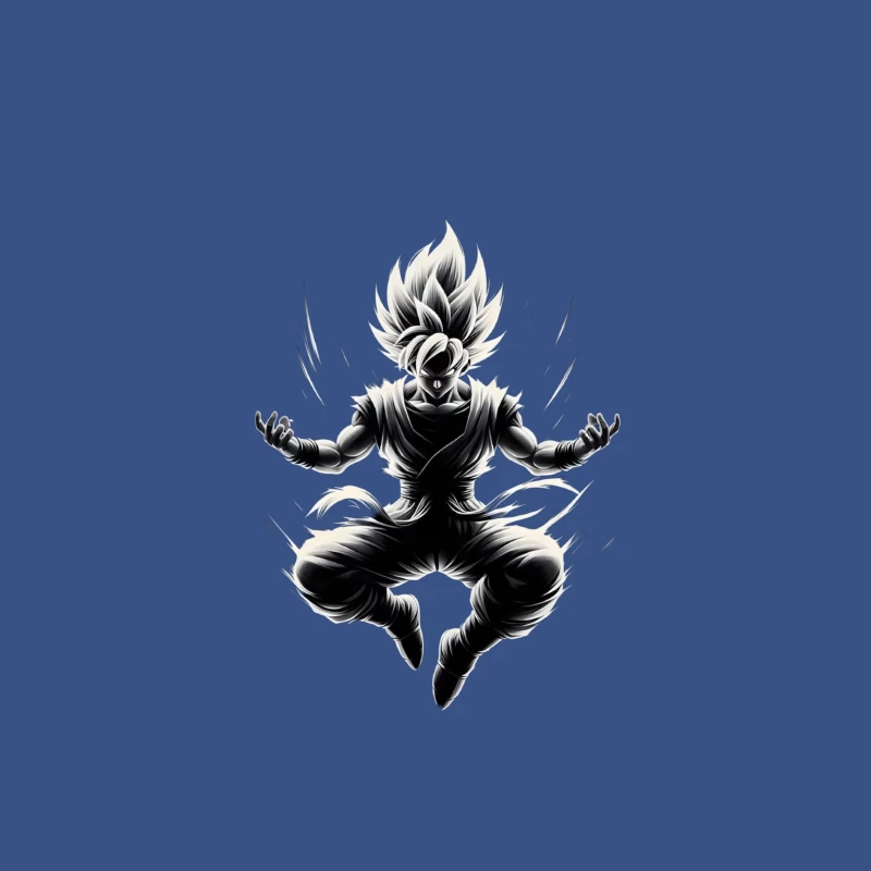 Dynamic Anime Character in Action iPhone Case