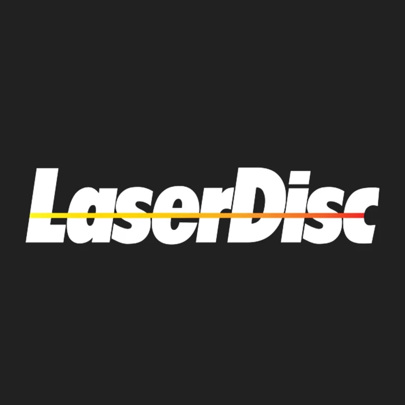 Retro Laser Disc Logo with Typography Outline Bucket Hat