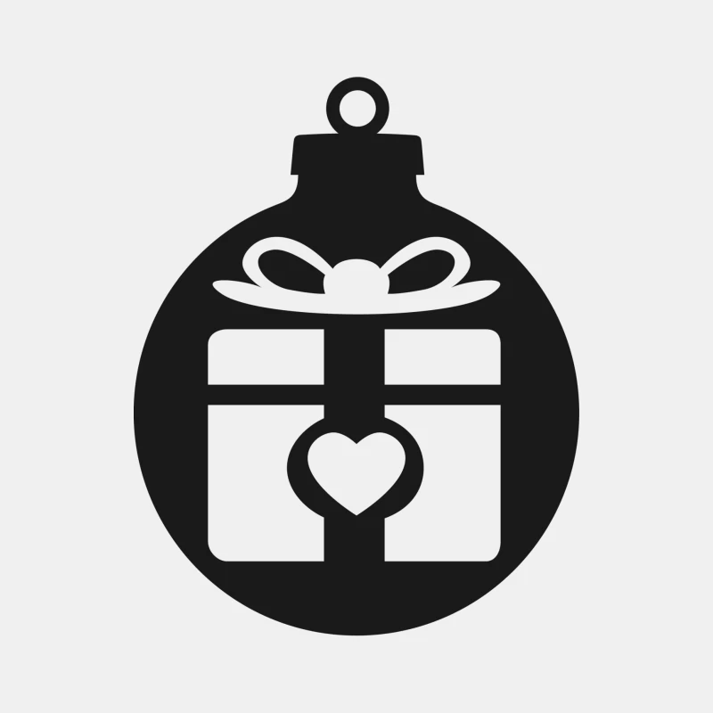 Boules de Noël avec cadeau et cœur Homme Débardeur