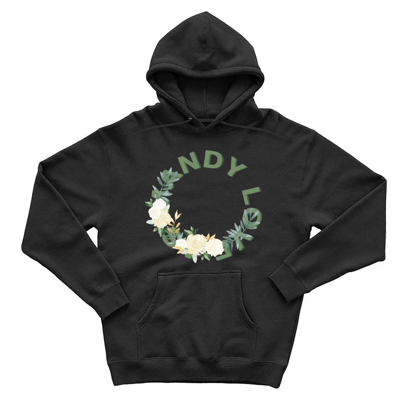 Floraler Hochzeitskranz Herren Pullover Hoodie
