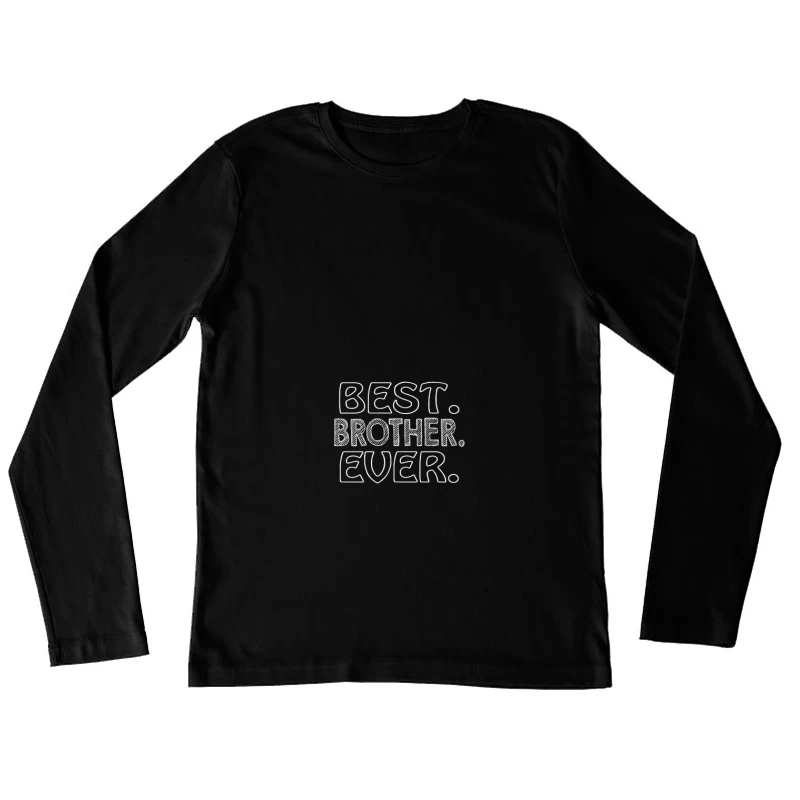 Meilleur frère du monde Femme Manches Longues T-Shirt