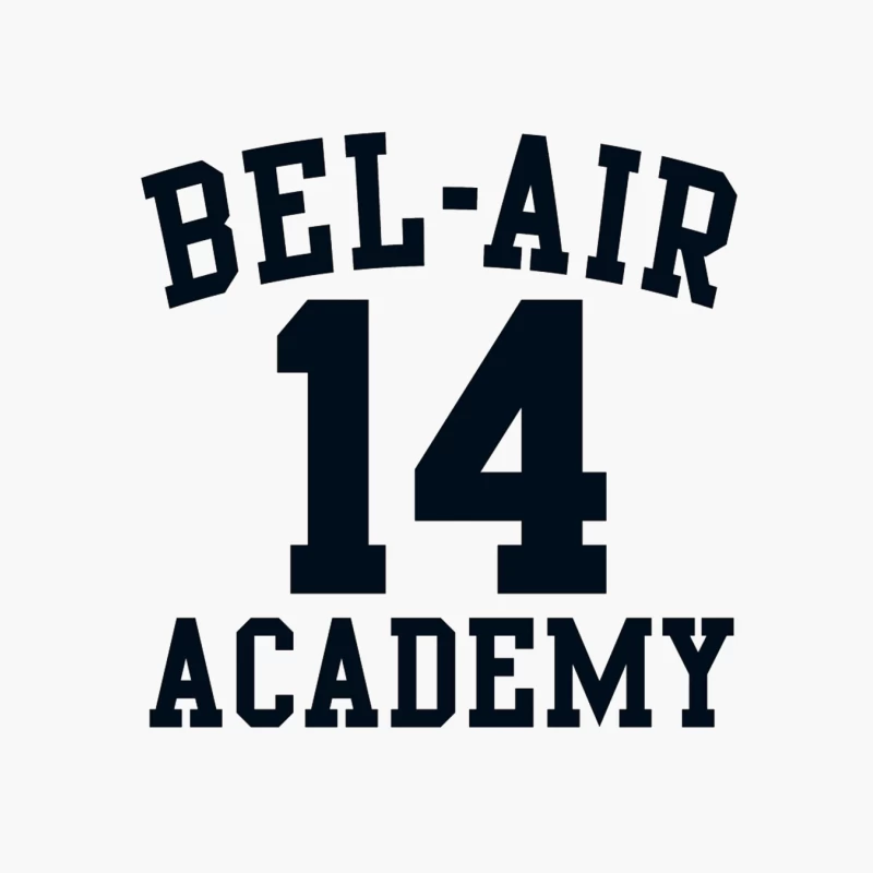 Bel-Air Academy Number 14 Athletic Jersey Design Cotton Tote Bag