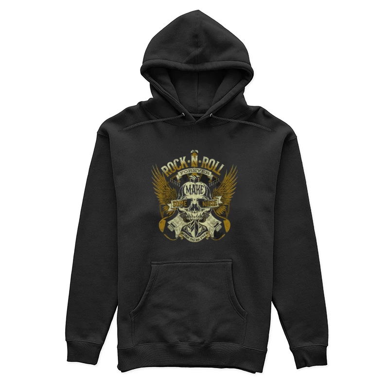 Crâne de Rock and Roll avec des ailes Femme Sweat à capuche