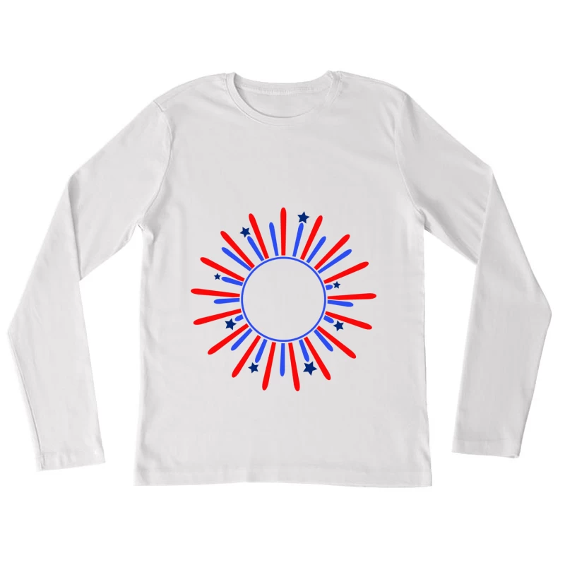 Éclat Solaire Festif Femme Manches Longues T-Shirt