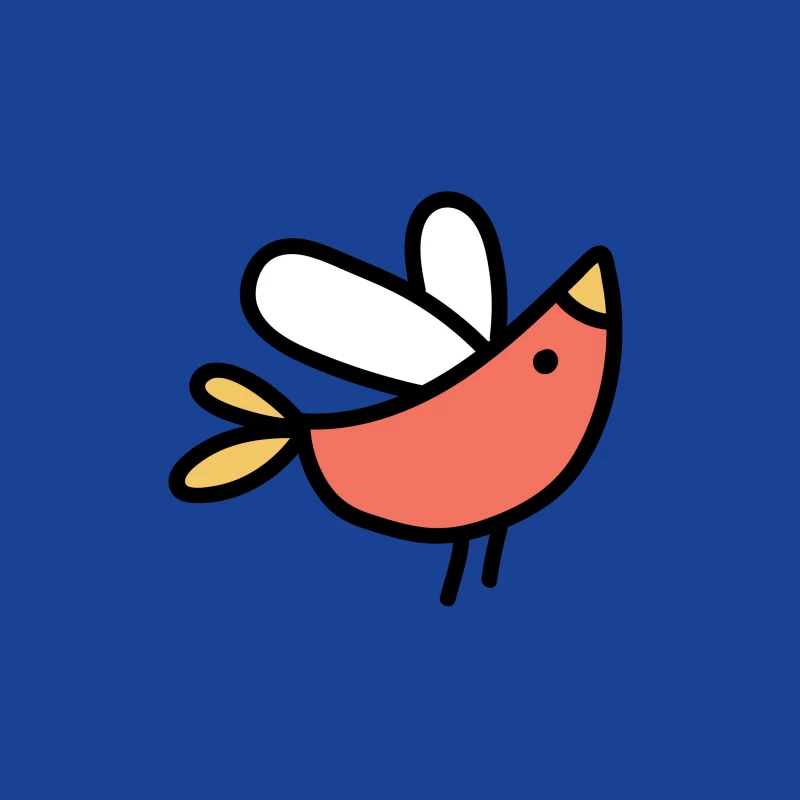 Oiseau coloré en vol Femme T-Shirt