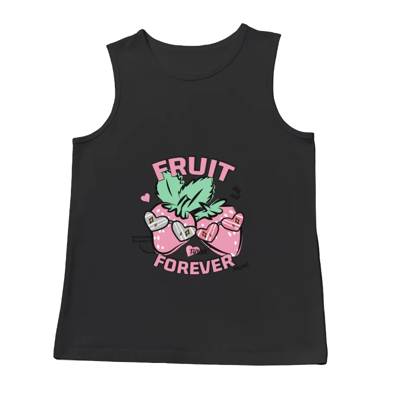 Fruchtige Erdbeerfreunde Herren Tanktops
