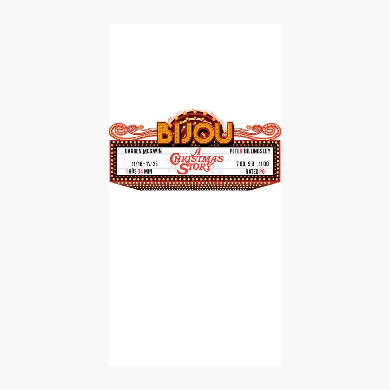 A Christmas Story Marquee iPhone Case