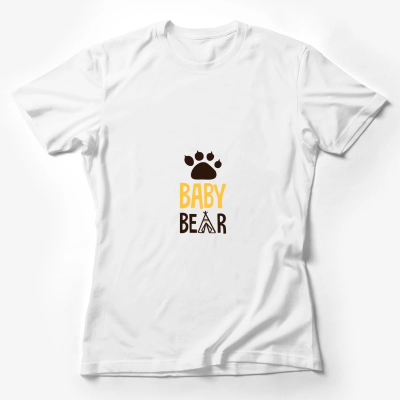 Logo Baby Bear avec empreinte de patte Femme T-Shirt