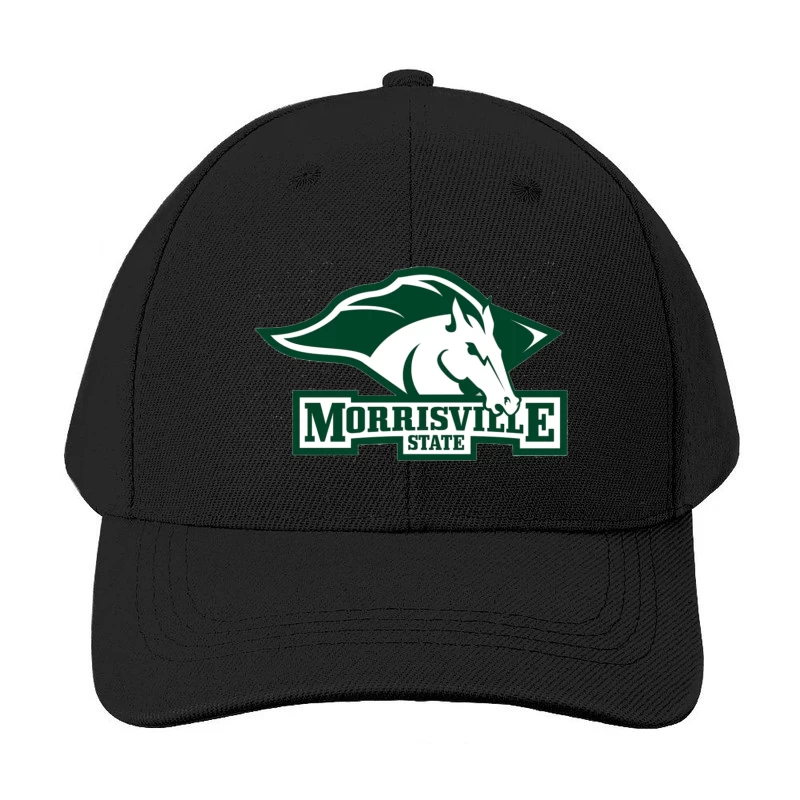 Morrisville State College Athletics Logo with White Horse Mascot Baseball Cap