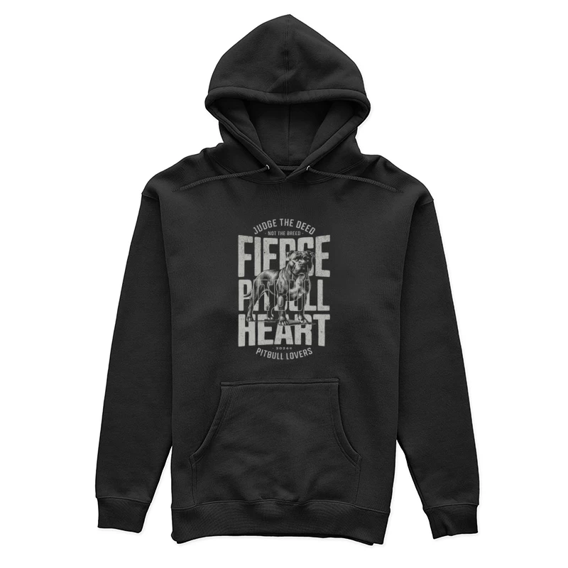 Furchtloses Pitbull-Herz Damen Pullover Hoodie